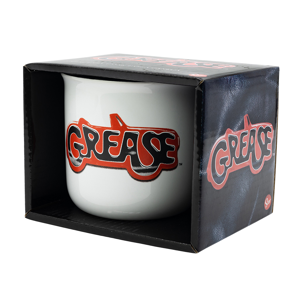 Grease Ceramic Breakfast Mug 14 Oz In Gift Box