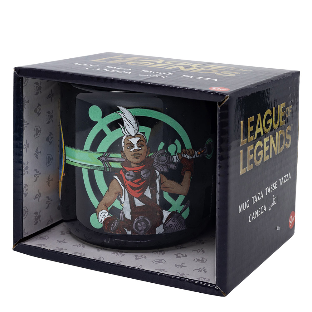 League Of Legends Ceramic Breakfast Mug 14 Oz In Gift Box