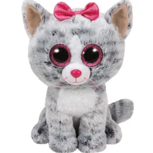 TY BEANIE BOOS ΛΟΥΤΡΙΝΟ: KIKI ΧΝΟΥΔΩΤΗ ΓΑΤΑ ΓΚΡΙ 23ΕΚ