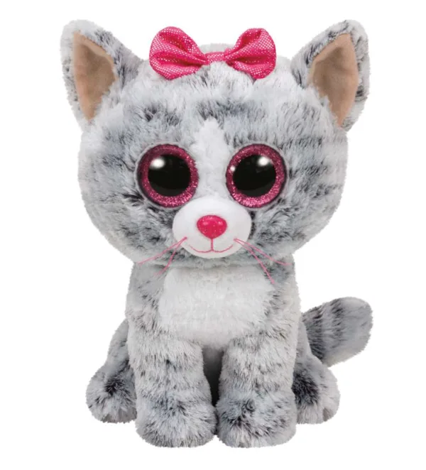 TY BEANIE BOOS ΛΟΥΤΡΙΝΟ: KIKI ΧΝΟΥΔΩΤΗ ΓΑΤΑ ΓΚΡΙ 23ΕΚ