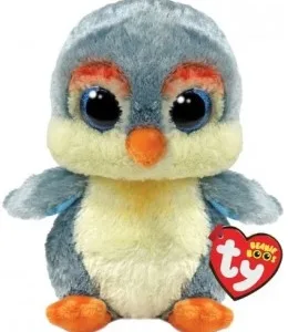 TY BEANIE BOOS ΛΟΥΤΡΙΝΟ: FISHER ΧΝΟΥΔΩΤΟΣ ΠΙΓΚΟΥΙΝΟΣ ΓΚΡΙ 15 ΕΚ.