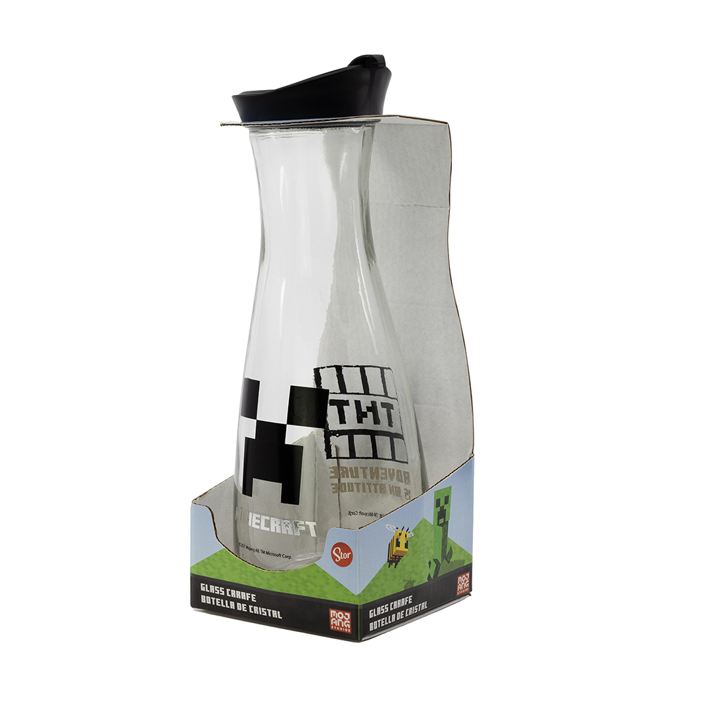 Minecraft Glass Carafe 900 ml