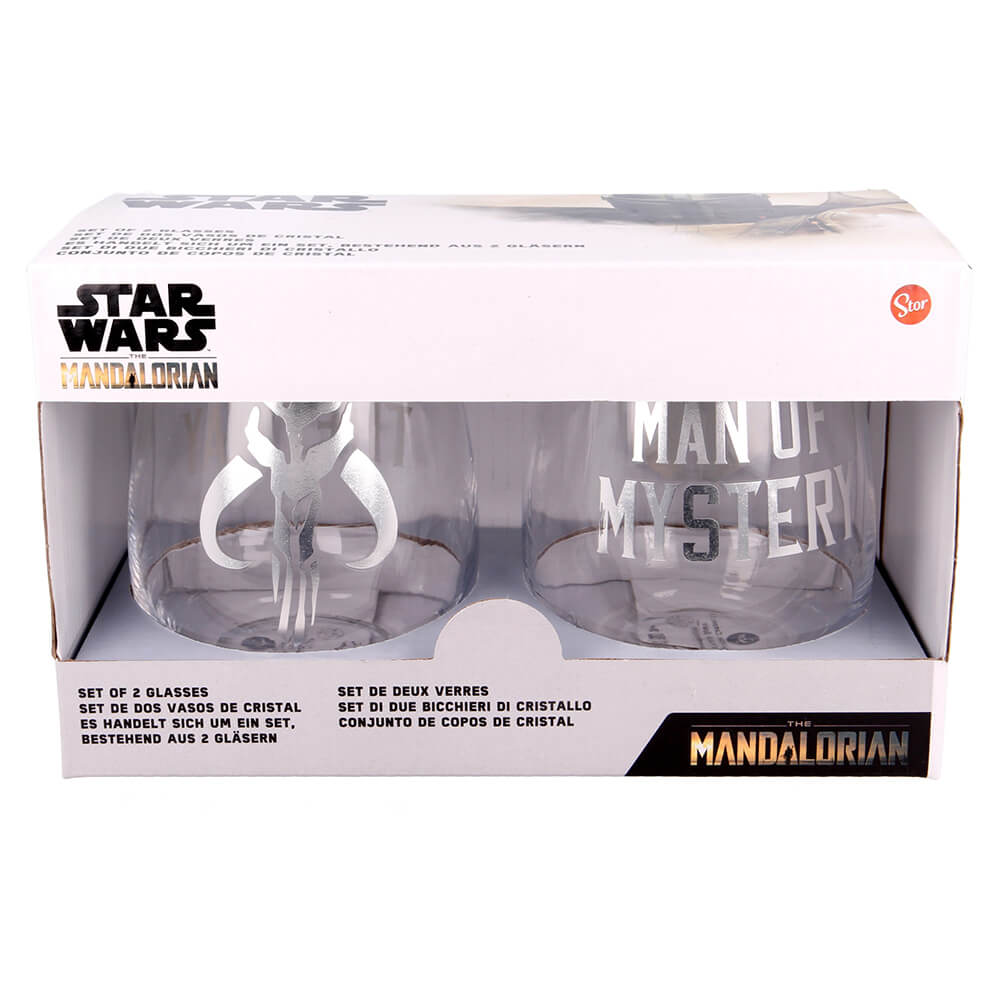 The Child Mandalorian 2 Pcs 510 ml Crystal Glass Set