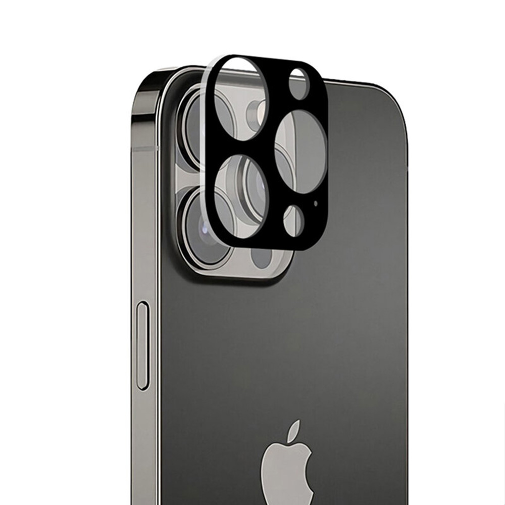 Techsuit - Full Camera Glass - iPhone 13 Pro / iPhone 13 Pro Max - Black