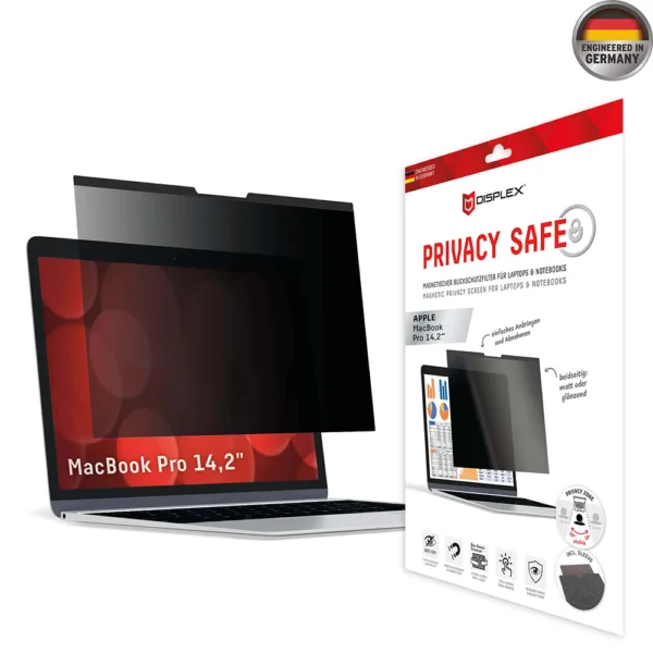 Displex - Premium Laptop Privacy Safe - MacBook Pro 14" (2021 / 2022 / 2023) - Black