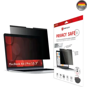 Displex - Premium Laptop Privacy Safe - MacBook Air 13" 2020 / Pro 13" (2016 / 2020) - Black