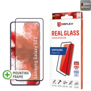 Displex - Premium Real Glass Full Cover - Samsung Galaxy S21 5G - Black