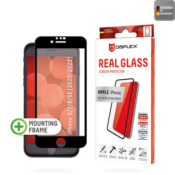 Displex - Premium Real Glass Full Cover - iPhone 6 / 6S / 7 / 8 / SE 2