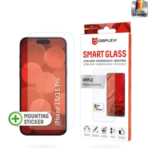 Displex - Premium Smart FlexiGlass - iPhone 15 / iPhone 15 Pro - Clear