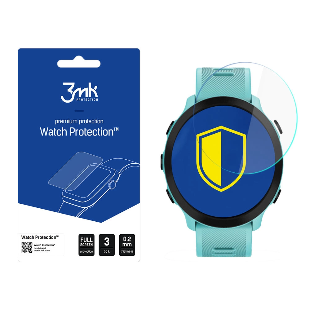 Garmin Forerunner 55 - 3mk Watch Protection™ v. FlexibleGlass Lite