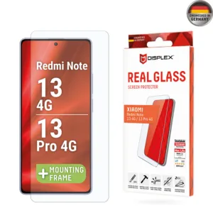 Displex - Premium Real Glass 2D - Xiaomi Redmi Note 13 4G / Note 13 Pro 4G / Poco M6 Pro 4G - Clear