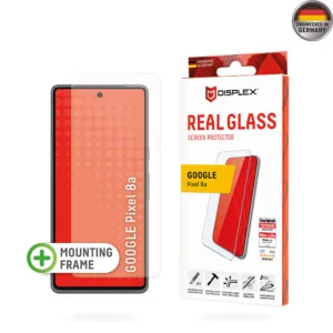 Displex - Premium Real Glass 2D - Google Pixel 8a - Clear