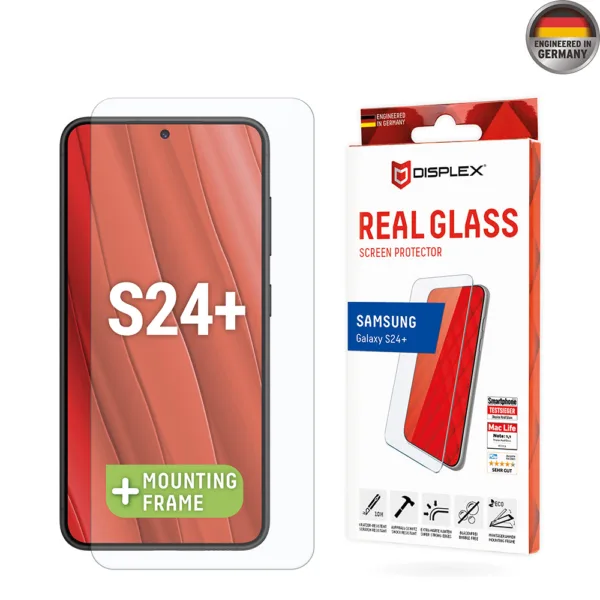 Displex - Premium Real Glass 2D - Samsung Galaxy S24 Plus - Clear