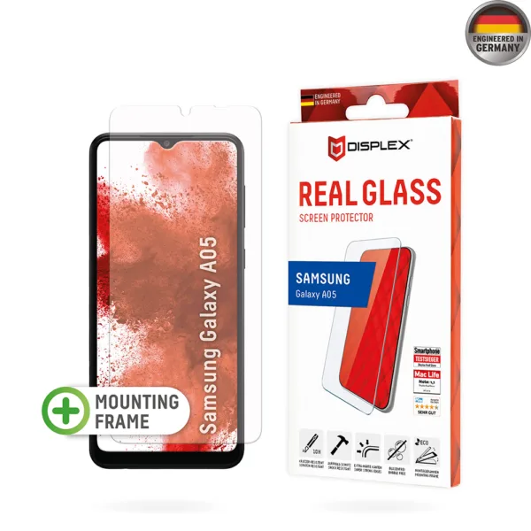 Displex - Premium Real Glass 2D - Samsung Galaxy A05 - Clear