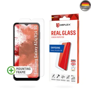 Displex - Premium Real Glass 2D - Samsung Galaxy A14 4G / A14 5G - Clear