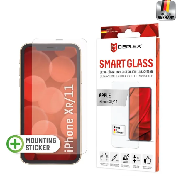 Displex - Premium Smart FlexiGlass - iPhone XR / iPhone 11 - Clear