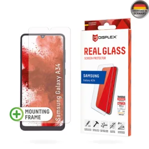 Displex - Premium Real Glass 2D - Samsung Galaxy A34 5G - Clear