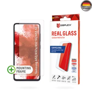 Displex - Premium Real Glass 2D - Samsung Galaxy A52 4G / A52 5G / A52s 5G / A53 5G - Clear