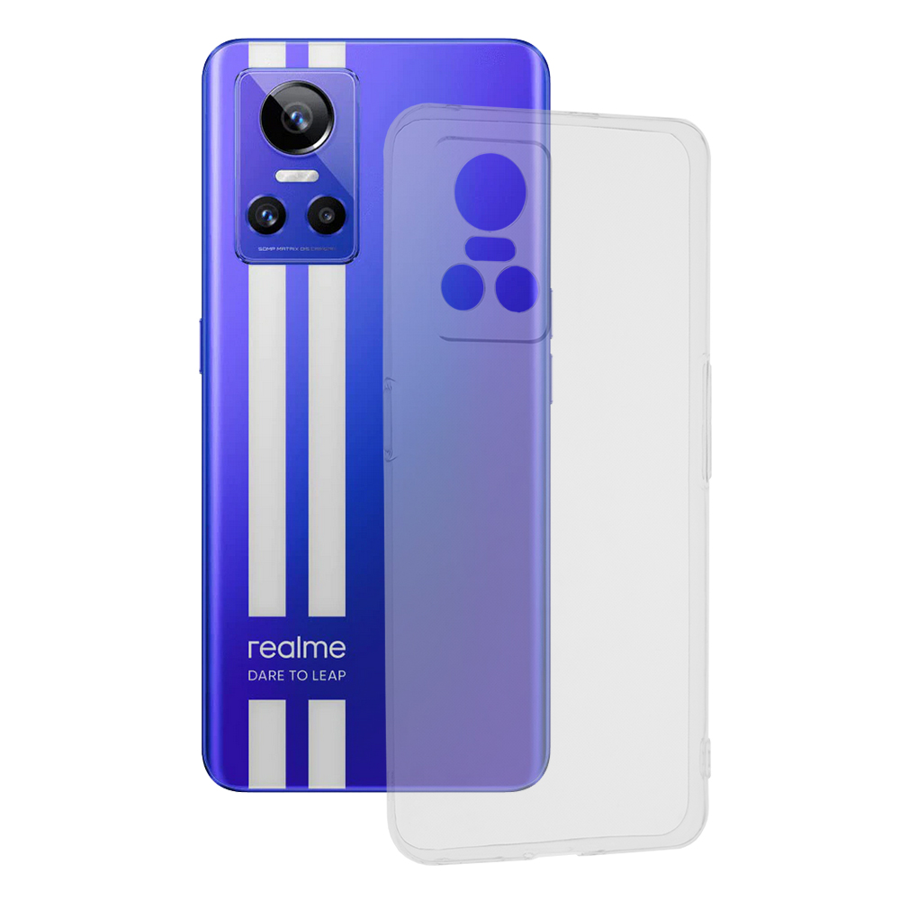 Techsuit - Clear Silicone - Realme GT Neo 3 80W / 150W - Transparent