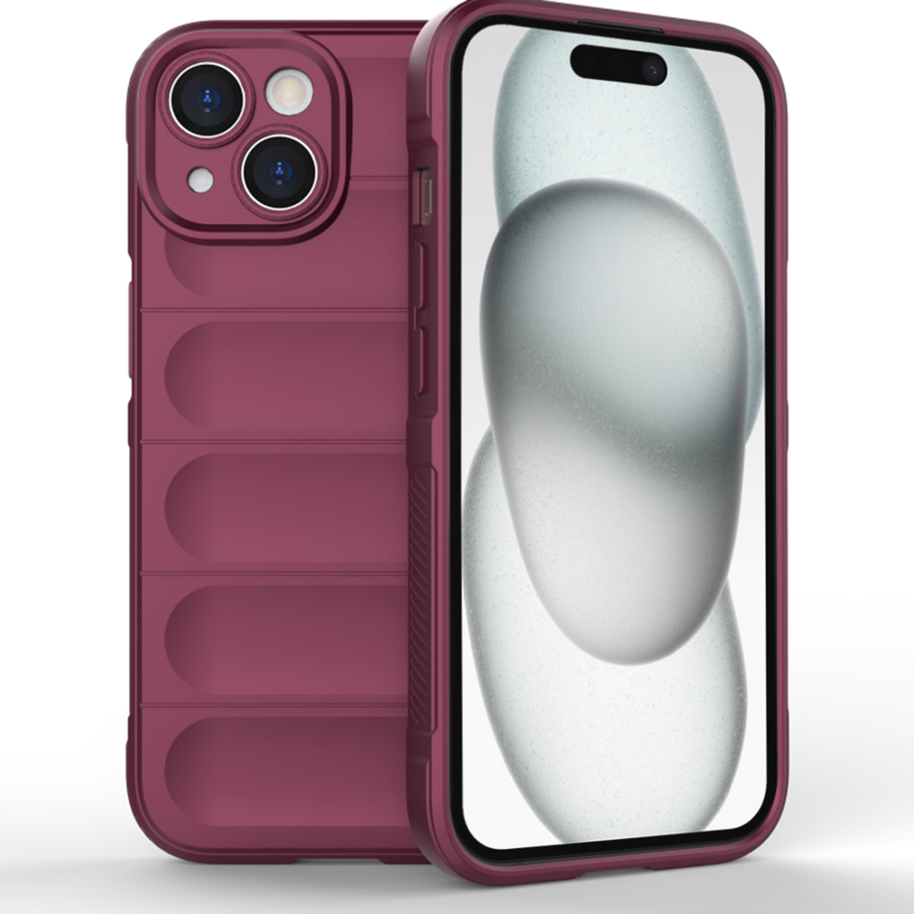 Techsuit - Magic Shield - iPhone 15 - Bordeaux