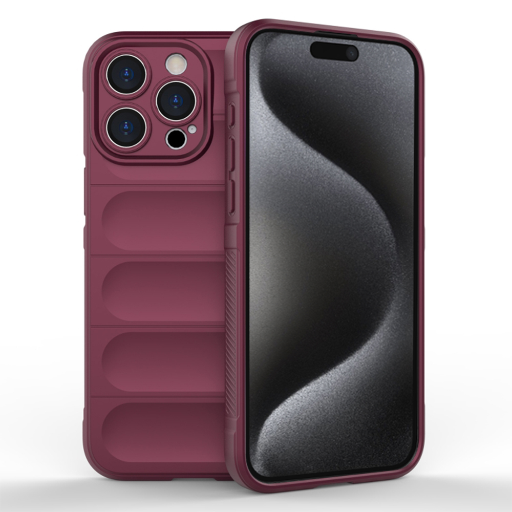 Techsuit - Magic Shield - iPhone 15 Pro - Bordeaux