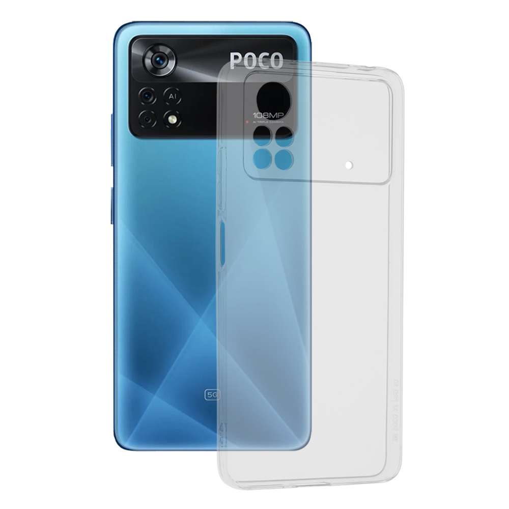 Techsuit - Clear Silicone - Xiaomi Poco X4 Pro 5G - Transparent