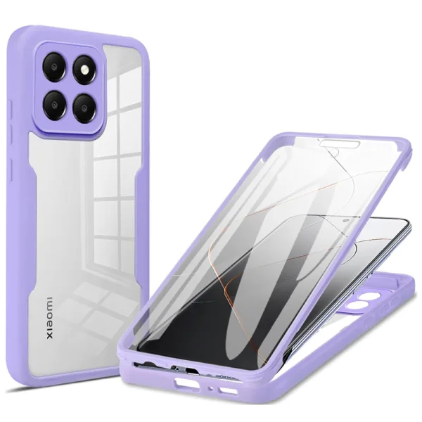 Techsuit - ColorVerse 360 Series + Screen Protector - Xiaomi 14 - Purple