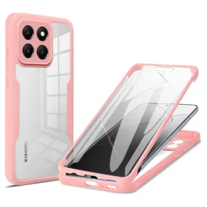 Techsuit - ColorVerse 360 Series + Screen Protector - Xiaomi 14 - Pink