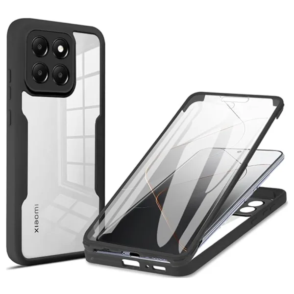 Techsuit - ColorVerse 360 Series + Screen Protector - Xiaomi 14 - Black