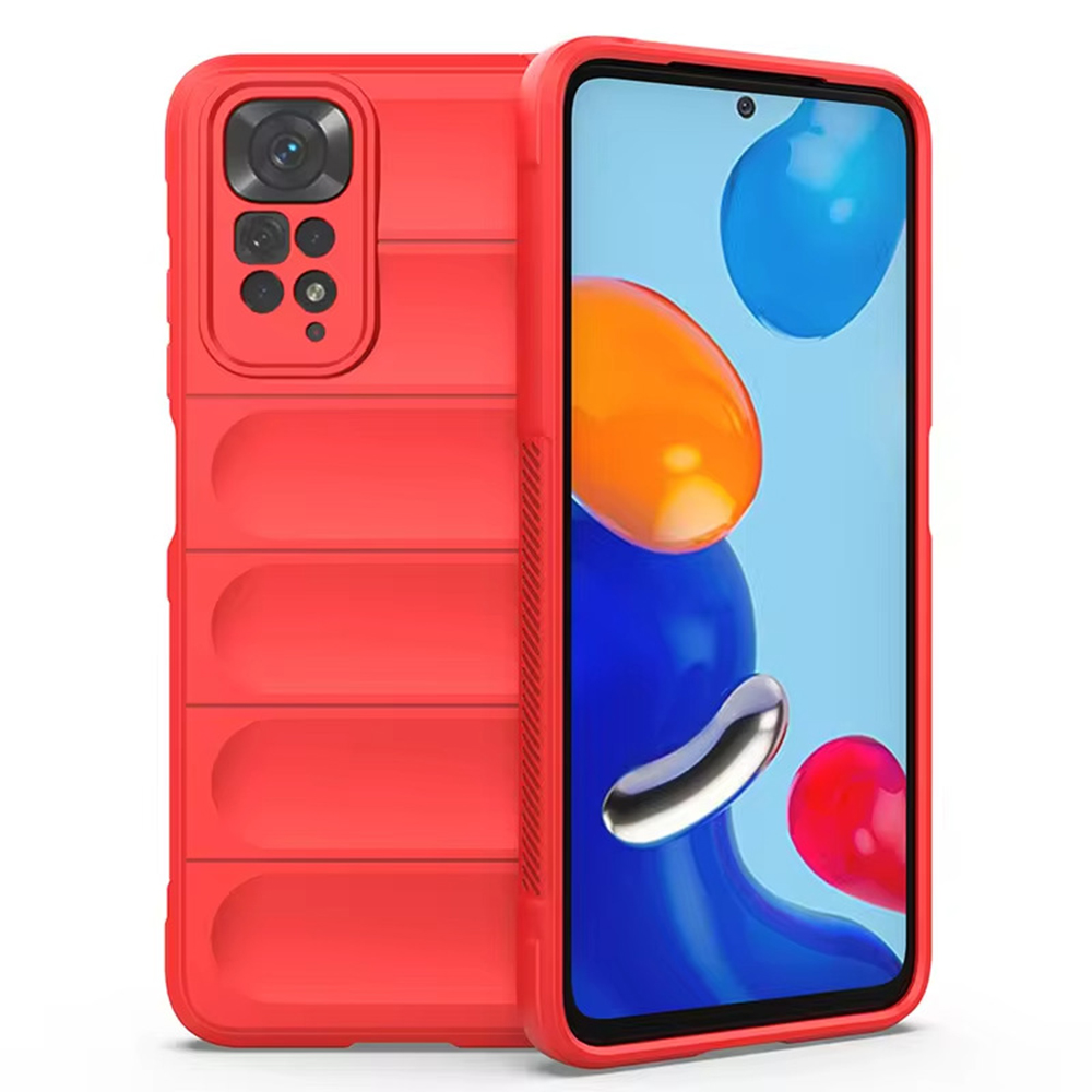 Techsuit - Magic Shield - Xiaomi Redmi Note 11 / Note 11S - Red