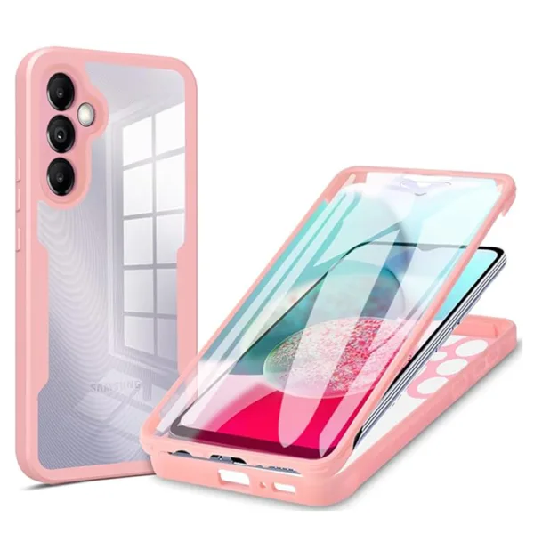 Techsuit - ColorVerse 360 Series + Screen Protector - Samsung Galaxy A14 4G / A14 5G - Pink