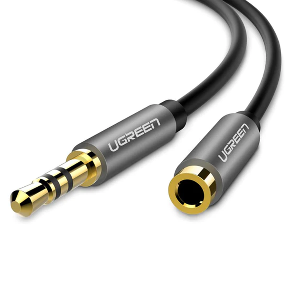 Ugreen - Audio Cable Gold Plated Connector (10594) - Jack 3.5mm Male to Jack 3.5mm Female Extension