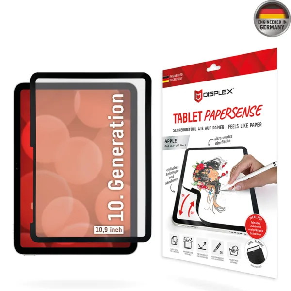 Displex - Premium Tablet PaperSense - iPad 10 (2022) 10.9 - Black