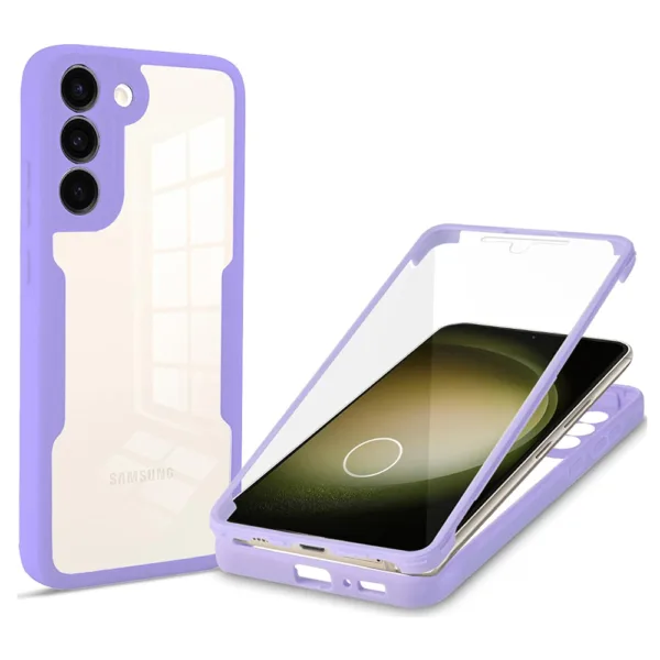 Techsuit - ColorVerse 360 Series + Screen Protector - Samsung Galaxy S23 Plus - Purple