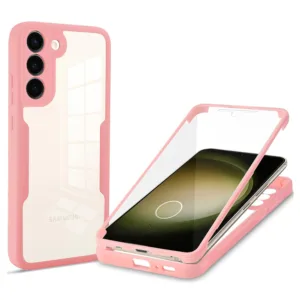 Techsuit - ColorVerse 360 Series + Screen Protector - Samsung Galaxy S23 Plus - Pink