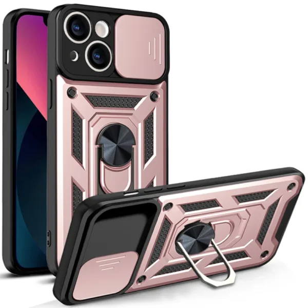 Techsuit - CamShield Series - iPhone 14 - Rose Gold