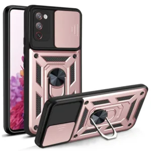 Techsuit - CamShield Series - Samsung Galaxy S20 FE / S20 FE 5G - Rose Gold