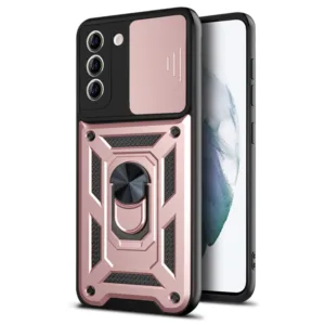 Techsuit - CamShield Series - Samsung Galaxy S21 Plus 5G - Rose Gold