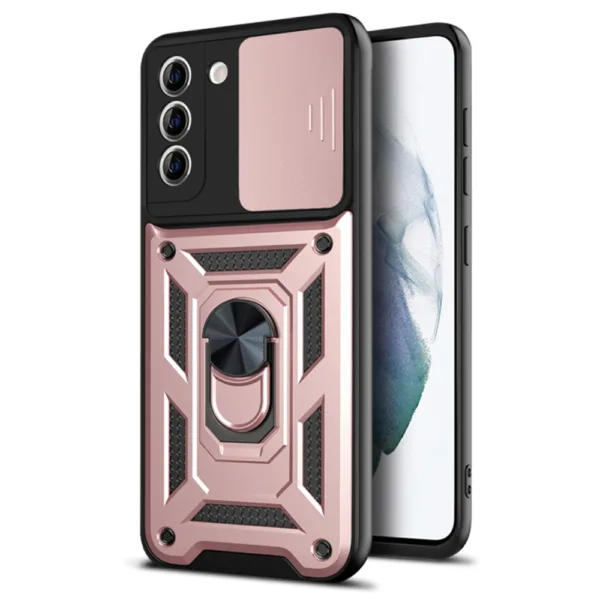 Techsuit - CamShield Series - Samsung Galaxy S21 Plus 5G - Rose Gold