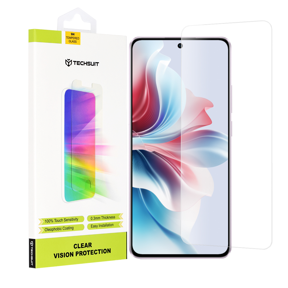 Techsuit - Clear Vision Glass - Oppo Reno11 F - Transparent