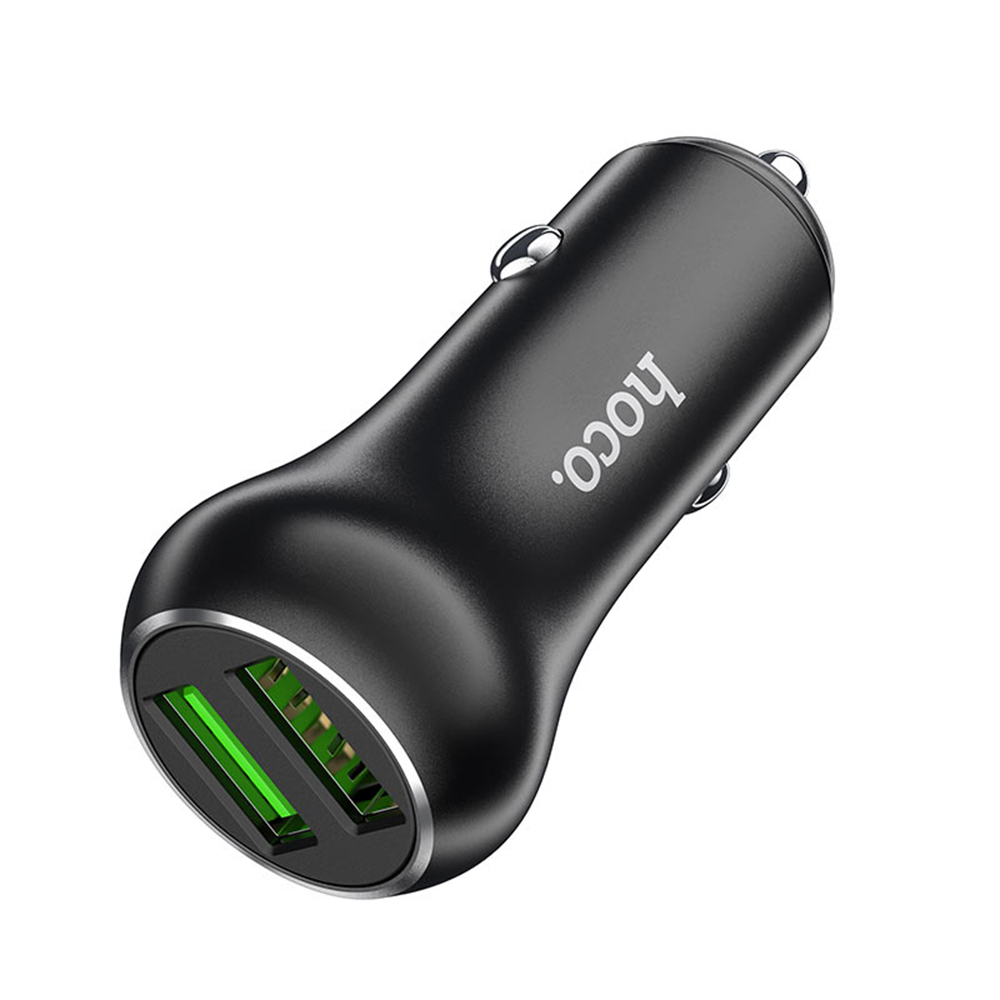 Hoco - Car Charger Sharp (Z37) - 2xUSB-A