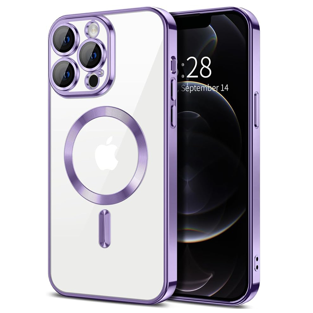 Techsuit - Luxury Crystal MagSafe - iPhone 12 Pro - Light Purple