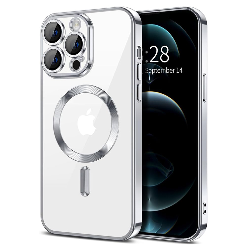 Techsuit - Luxury Crystal MagSafe - iPhone 12 Pro - Silver