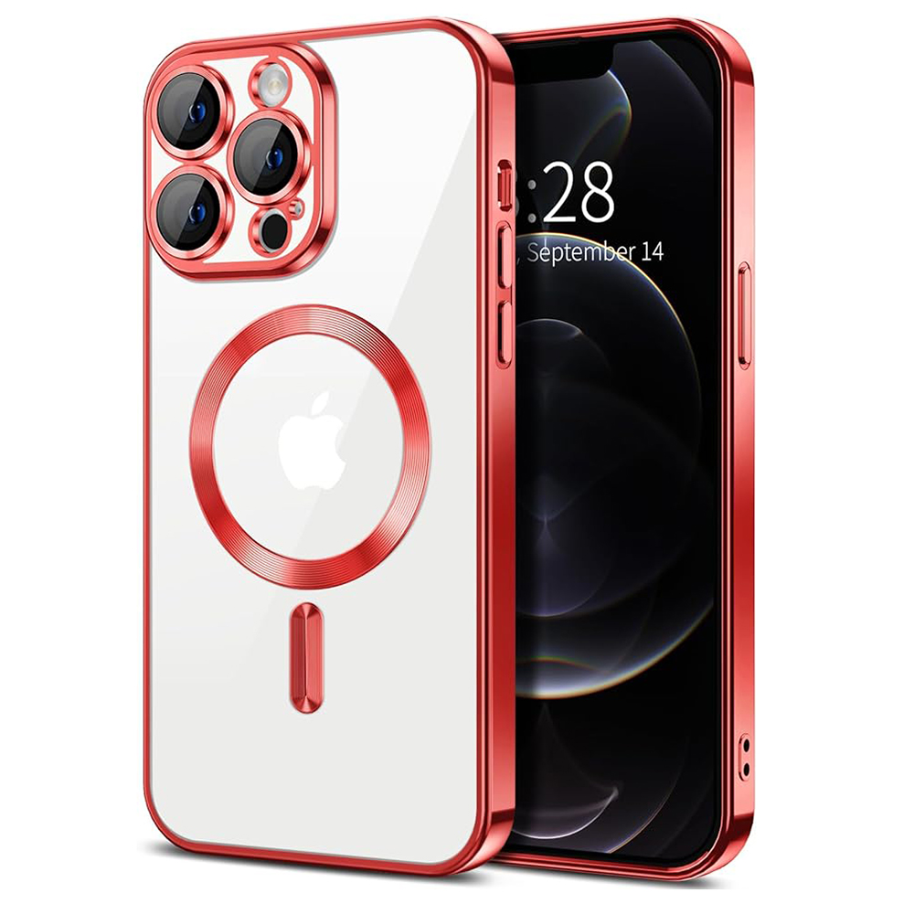 Techsuit - Luxury Crystal MagSafe - iPhone 12 Pro - Red