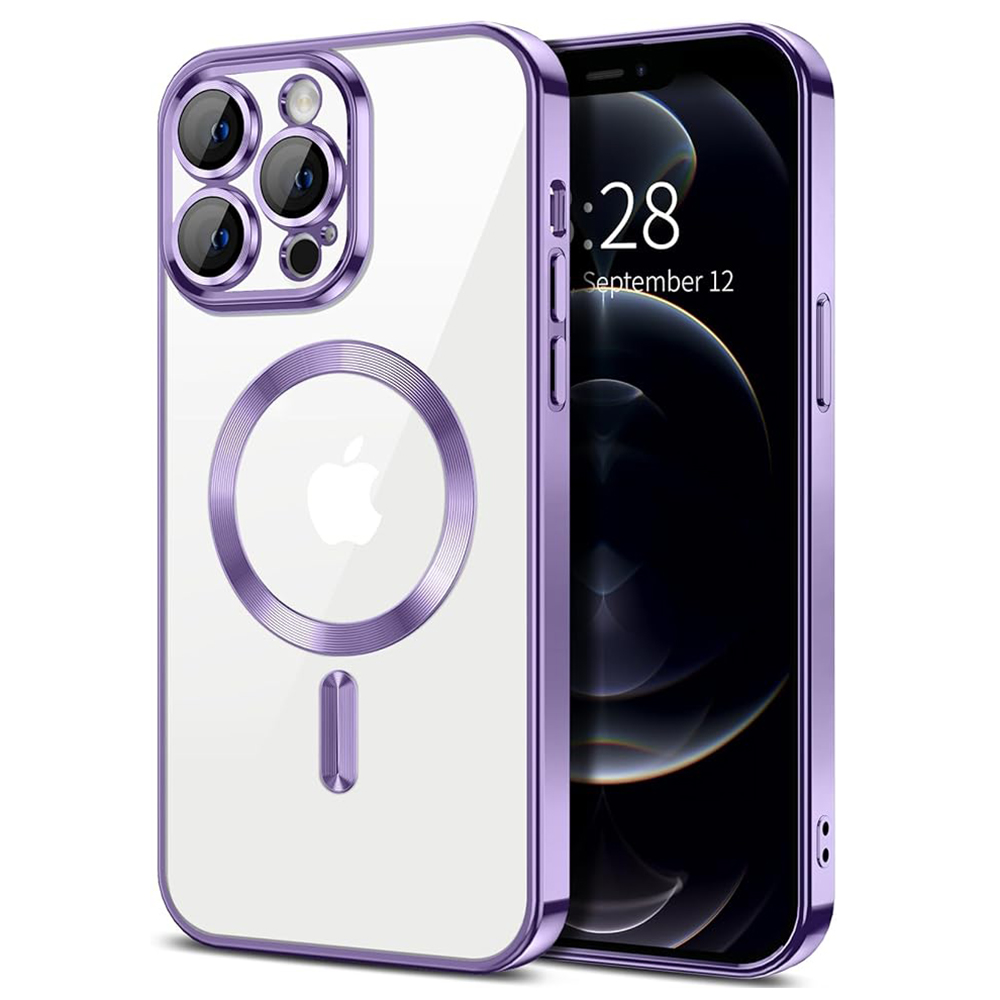 Techsuit - Luxury Crystal MagSafe - iPhone 12 Pro Max - Light Purple