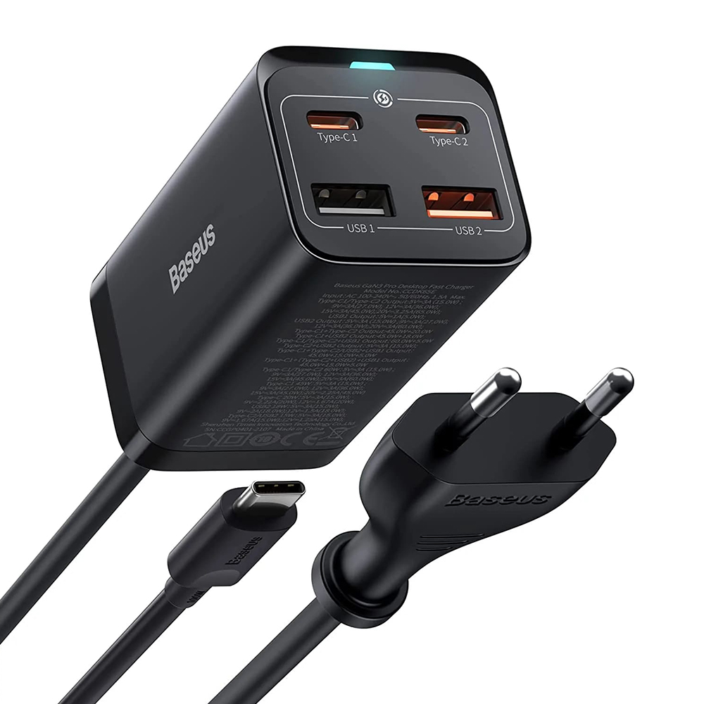 Baseus - Charging Station GaN3 Pro (CCGP040101) - 2xUSB-C