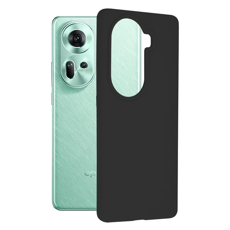 Techsuit - Soft Edge Silicone - Oppo Reno11 - Black