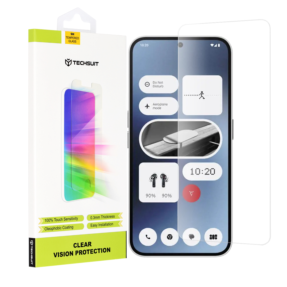 Techsuit - Clear Vision Glass - Nothing Phone (2a) / (2a) Plus - Transparent