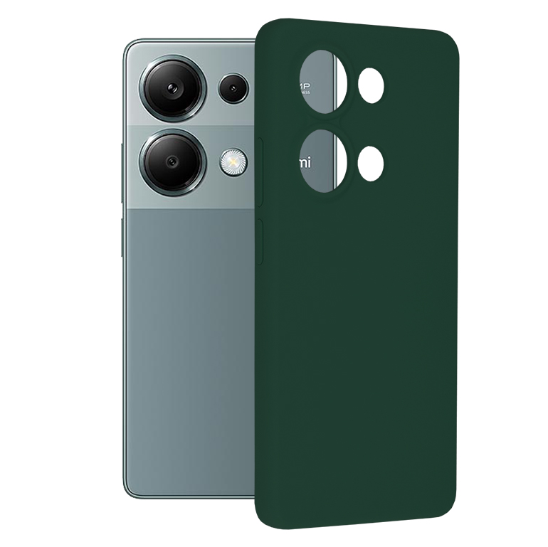 Techsuit - Soft Edge Silicone - Xiaomi Redmi Note 13 Pro 4G / Poco M6 Pro 4G - Dark Green