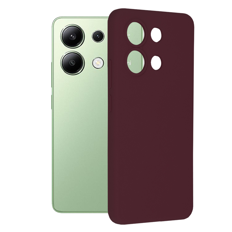 Techsuit - Soft Edge Silicone - Xiaomi Redmi Note 13 4G - Plum Violet